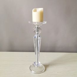 Crystal Candle Holders New Design Candlestick Tabletop Candle Stand Wedding Decoration Candelabra Home Table Decor
