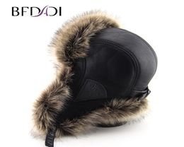 BDI faux fur Ear Flaps Cap trapper snow ski snowboard warm winter bomber hats cap men T2001041000325