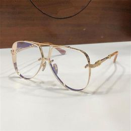 New fashion design pilot metal frame optical eyewear 8155 retro simple and generous style high end eyeglasses with box can do pres220C