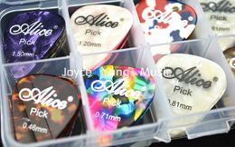 50pcs Alice Pearl Celluloid Acoustic Electric Guitar Picks Plectrums1 Plastic Picks Box Case 6 Thickness 5990196