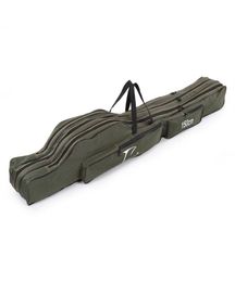 fddl 120 130 150cm portable folding rod multipurpose carrier canvas fishing pole lure tools storage bag case223w6869518