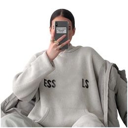 Ess Designer Essentialhoodie Top Quality Men's Hoodies Sweatshirts Hoodie Sweater Pullover Sleeve Knitted Mens Women Fashion Essentialhoody Xl