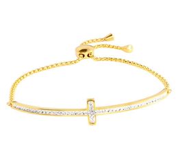 Fashion Charming Chain Bangle Bracelet For Woman Man Rose Gold Silver Colour Stainless Steel Metal Wristband Jewellery Gifts1530667