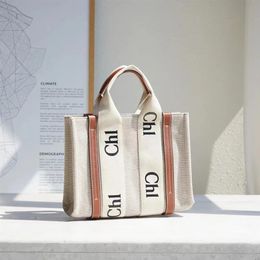 classic canvas WOODY Tote shop bags sling basket designer Women handbags luxury clutch men large travel bag Crossbody quality Shou286q