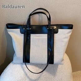 Shopping Bags Praise List Boutique Top Cowhide Large Capacity Women's Portable Single Shoulder Shopping Simple Fashion Style 231213