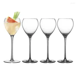 Wine Glasses 4PCS 180ML Cocktail Glass Goblet Martini Set Of 4