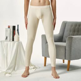 Men's Thermal Underwear Mens Sleep Leggings Winter Trousers Warm Tight Long Autumn Johns Keep Bottoms 231212