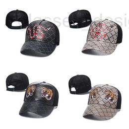 Ball Caps Designer Fashion Baseball Hat Men and Women Brand Tiger Bee Snake Embroidery Bone Men's Leisure Sun Sports Mesh Truck 0CZ0