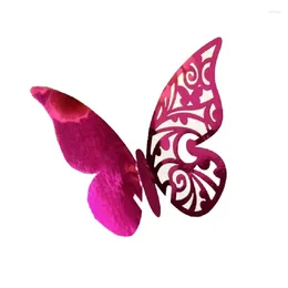 Party Decoration 200x Laser Cut Butterfly Table Number Place Card Name Wine Glass Cup Wall Decals Sticker For Wedding Favour