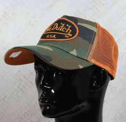 Orange Camo Embroidery beanie hat Trucker letter Baseball Caps Men Women Hip Hop Hat Plain Casual Fashion Street Hats6838637