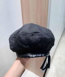 High quality Beret Womens Letter Luxury fashion elegant Hat Berets Cap Lady Outdoor Travel Warm Winter Windproof Vacation Bonnet C2713155