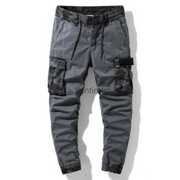 Men's Pants Cargo Pants Style Men 23SS New Classic Armband Embroidered Men Pant Military Retro MUlti-Pocket Cargo Loose Pants Hot YQ231214