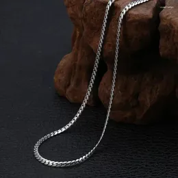 Pendants JS Masculine Vintage Gothic Men S925 Sterling Silver Vajra Chains Necklaces For Male Punk Hip Hop Buddhism Jewelry Accessories