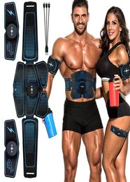 EMS Abdominal Belt Electrostimulation ABS Muscle Stimulator Hip Muscular Trainer Toner Home Gym Fitness Equipment Women Men1239035