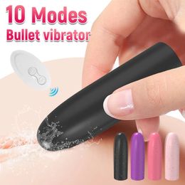 Vibrators Mini Bullet Remote Control Vibrators for Women Vagina Clitoris Stimulator Dildo G Spot Vibrating Love Egg Sex Toys for Adult 18 231213