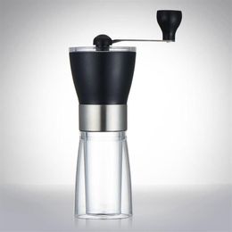 Portable Manual Coffee Bean Machine Adjustable Hand Crank Household Crusher Grinders Grinding Tools Pepper Nuts Pills Spice343v