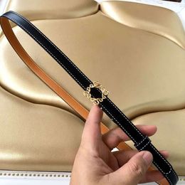 Top Designer Belt Women Luxury Women Fashion Classic Fuggito Ledy Cappello Decorativo Cinture a vita sottile Larghezza 1,5/2,0 cm di alta qualità