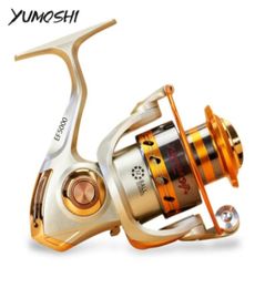 Yumoshi EF 1000 9000 Fishing Reel 12BB 55 1 Metal Spool Spinning Fishing Reels Folding Handle Reel Europe selling6603565