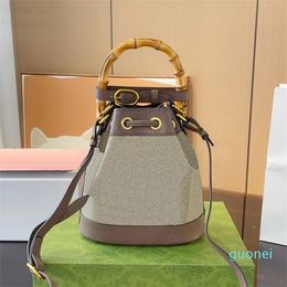 Bucket bag handbags crossbody bag women Bamboo tote ladies Fashion classic purses Totes handbag