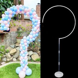 Cm Round Circle Balloon Stand Column With Arch Wedding Decoration Backdrop Birthday Party Baby Shower2479
