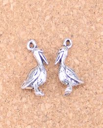 100pcs Antique Silver Bronze Plated pelican sea bird Charms Pendant DIY Necklace Bracelet Bangle Findings 189mm5733094