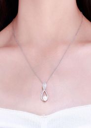 Freshwater Cultured Pearl Pendant Necklace for Women with 925 Sterling Silver Pendant Chain Mothers Day Gifts for Women5668448