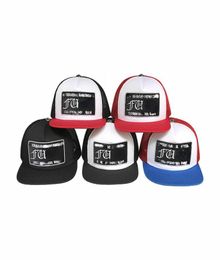 Men039s Caps Outdoor Baseball hats Sunshade Mesh Cap Youth Street Letter Embroidery4659904