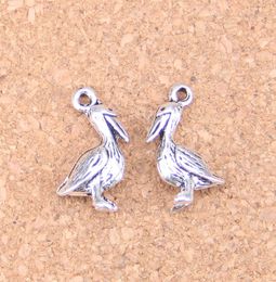 100pcs Antique Silver Bronze Plated pelican sea bird Charms Pendant DIY Necklace Bracelet Bangle Findings 189mm9489905