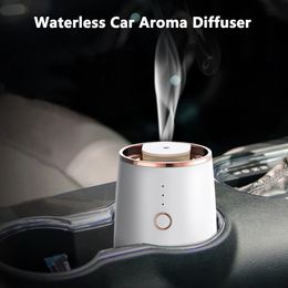 Essential Oils Diffusers Waterless Car Aroma Diffuser USB Essential Oil Diffuser Office Desktop Portable Electric for Spa Home Air Freshener 231213