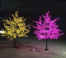LED Artificial Cherry Blossom Tree Light Christmas Light 1152pcs LED Bulbs 2m65ft Height 110220VAC Rainproof Outdoor Use5885432