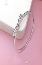 Designer Jewelry 925 Silver Bracelet Charm Bead fit CZ Diamond Bow Bangle Slide Bracelets Beads European Style Charms Beaded Murano6392186