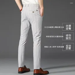 Men's Suits Oversize Business Man Pants Slacks Men Trousers Clothing Casual Formal Dress Social Suit Mens Elegant Work Slim A61