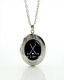 Timelimited Collares Maxi Necklace Collier Locket Hockeyice Hockey Pendant Sports Fans Wedding Jewelry T424 Necklaces6606282