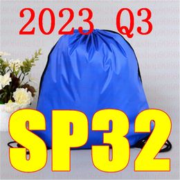 Stuff Sacks Latest Q3 SP 32 Drawstring Bag SP32 Belt Waterproof Backpack Shoes Clothes Yoga Running Fitness Travel Bag 231212