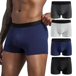 Underpants 4pcs Pack 2023 Men Panties Cotton Underwear Male Brand Boxer And For Homme Luxury Set Shorts Box Slip Kit
