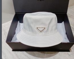 Designer Nylon Bucket Hat For Women 2022 New Fashion Fisherman Caps Black White Beach Sun Visor hats Folding Bowler Cap M size7979746