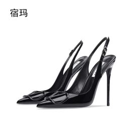 Dress Shoes 2023 Luxury V Brand Women Sandals Buckle Strap Female Fetish Strappy Lady Summer Designer Classic High Heels Party Ladies 231212