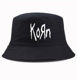 Estilo verão Korn Metal Rock band impressão balde chapéu Unissex Panamá harajuku pop Bacia cap8069735