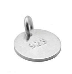 Beadsnice 925 Sterling Silver Stamping Blanks Flat Round Blank Tag Charms for Bracelet Charms Pendant Whole 19 Gauge 6mm 12mm 9716688