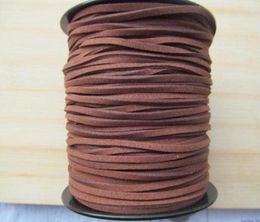 3mm BrownblondBlack Korea Faux Suede Leather Cord String RopePremium Cashmere SuedeNecklaceampBracelet CordDIY Jewllery Fin3382566