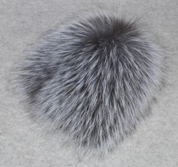 New Luxury 100 Natural Real Fox Fur Hat Women Winter Knitted Real Fox Fur Bomber Cap Girls Warm Soft Fox Fur Beanies Hats 201012539996531