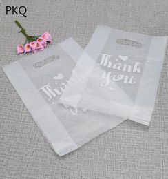 100pcs Translucent plastic bags Thank You wedding party Favour retail bags for boxes6398032