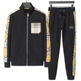 Men's Tracksuits designer men's sportswear men's cotton long -sleeved classic fashion pocket running casual men's clothes, clothing pants jackets m-3xl ss