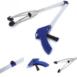 83cm-32 68 Brooms Dustpans inch Foldable Long Trash Clamps Grab Pick Up Tool Curved handle design portable factory House Pickup g262d