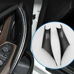 New 3 Colors 4PCS Interior Door Handle ABS Trim Protective Cover For BMW 3 4 Series M3 M4 F30 F80 F31 F32 F33 F34 F36 F82 2012-2018