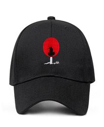Uchiha Itachi Dad Hat 100% Cotton Anime Japanese Uchiha Sasuke Logo Embroidery Baseball Caps Snapback Hat9926185