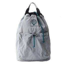 Stuff Sacks Crossbody Drawstring Bag Sports Casual Tennis Backpack Nylon Waterproof Material Bookbags 231212