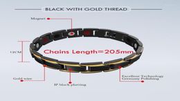 Men039s Bracelets Abrray Magnetic Hematite Copper Bracelet with Hook Buckle Clasp Therapy Bangles Man Health Care Jewelry18212361
