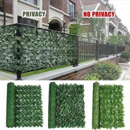 Decorative Flowers & Wreaths Artificial Leaf Fence Panel Green Wall Privacy Protect Screen Ivy Outdoor Garden Simulation Courtyard268R