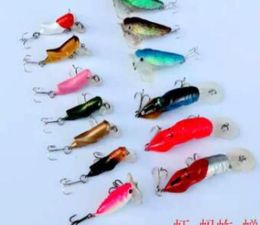 Baits Lures Fishing Sports Outdoors Whole Lot 20 Grasshopper Locust Bait Hooks Bass 35G5Cm6849225